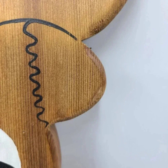 Vintage Handcrafted Wood Christmas Reindeer Rudolph Welcome Sign Rustic Cabincor - Picture 8 of 16